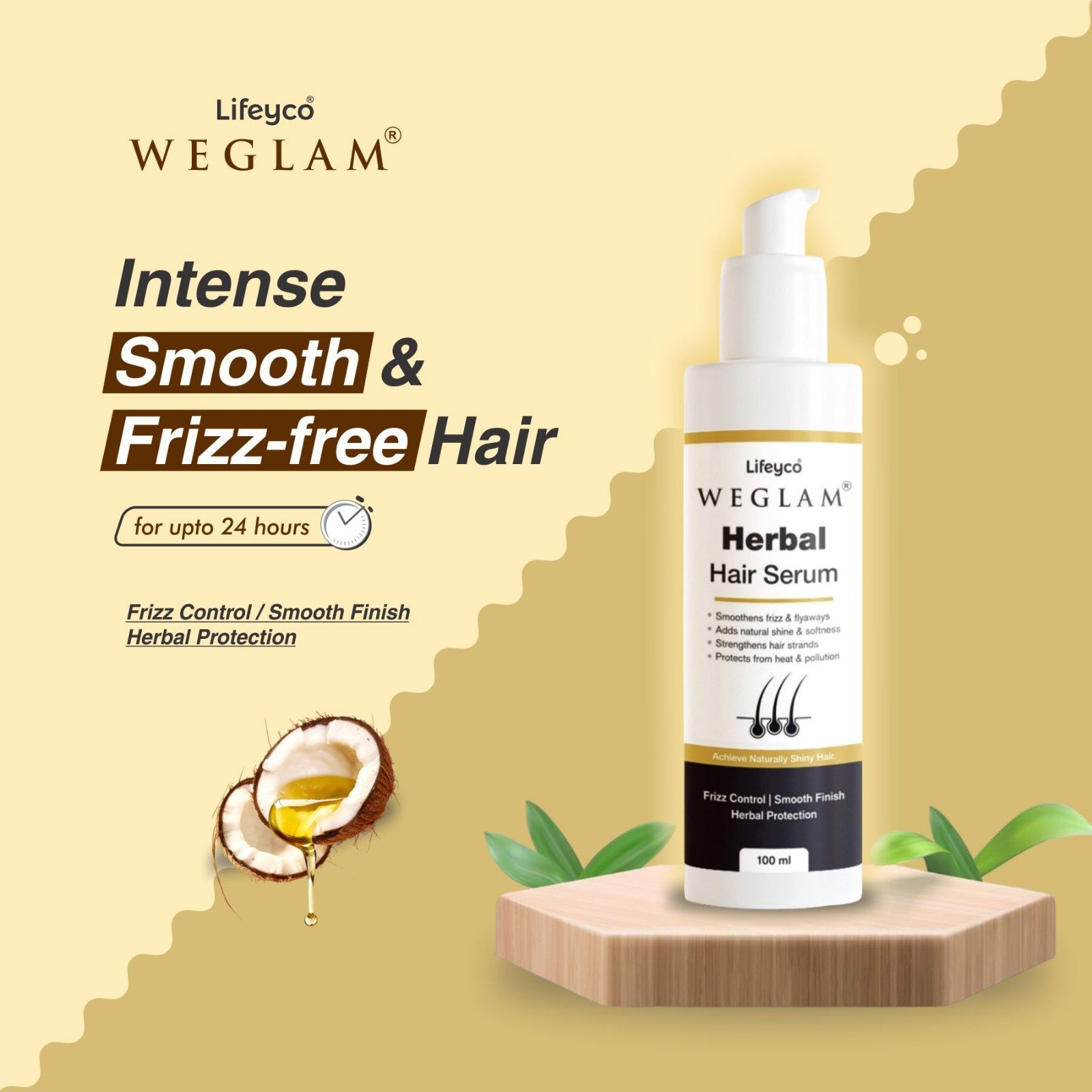 WeGlam Herbal Hair Serum